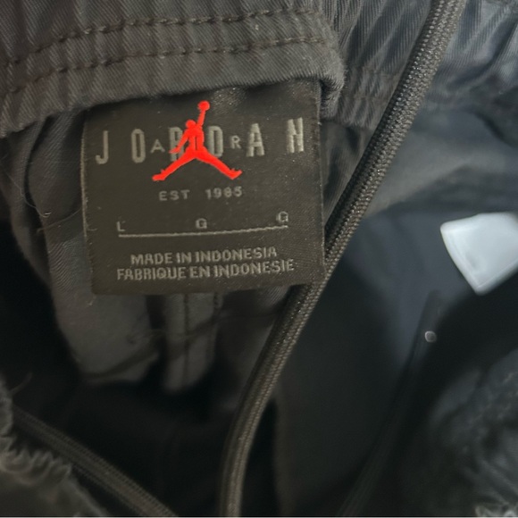 Jordan Black Joggers with Drawstring - Picture 2 of 2